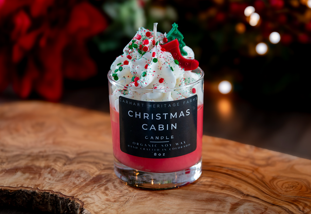 Christmas Decoration with Gourmet Candle for Party Cabin
