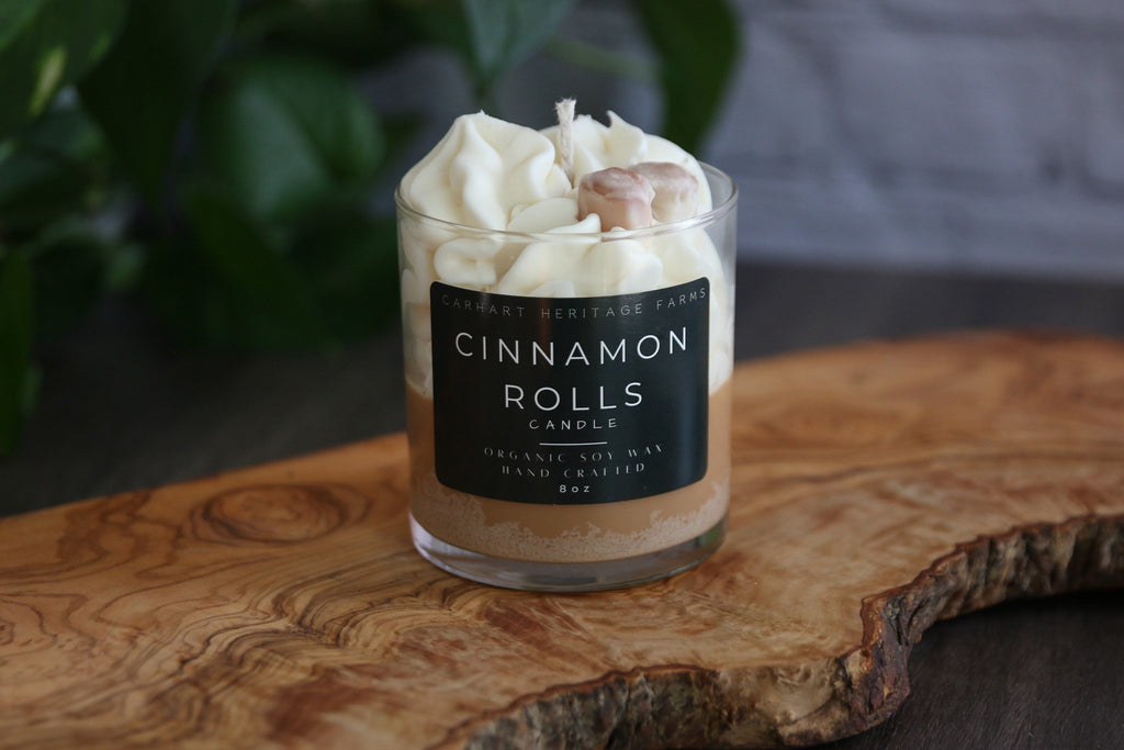 Cinnamon Scented Roll Candle - Sweet and Cozy Ambiance