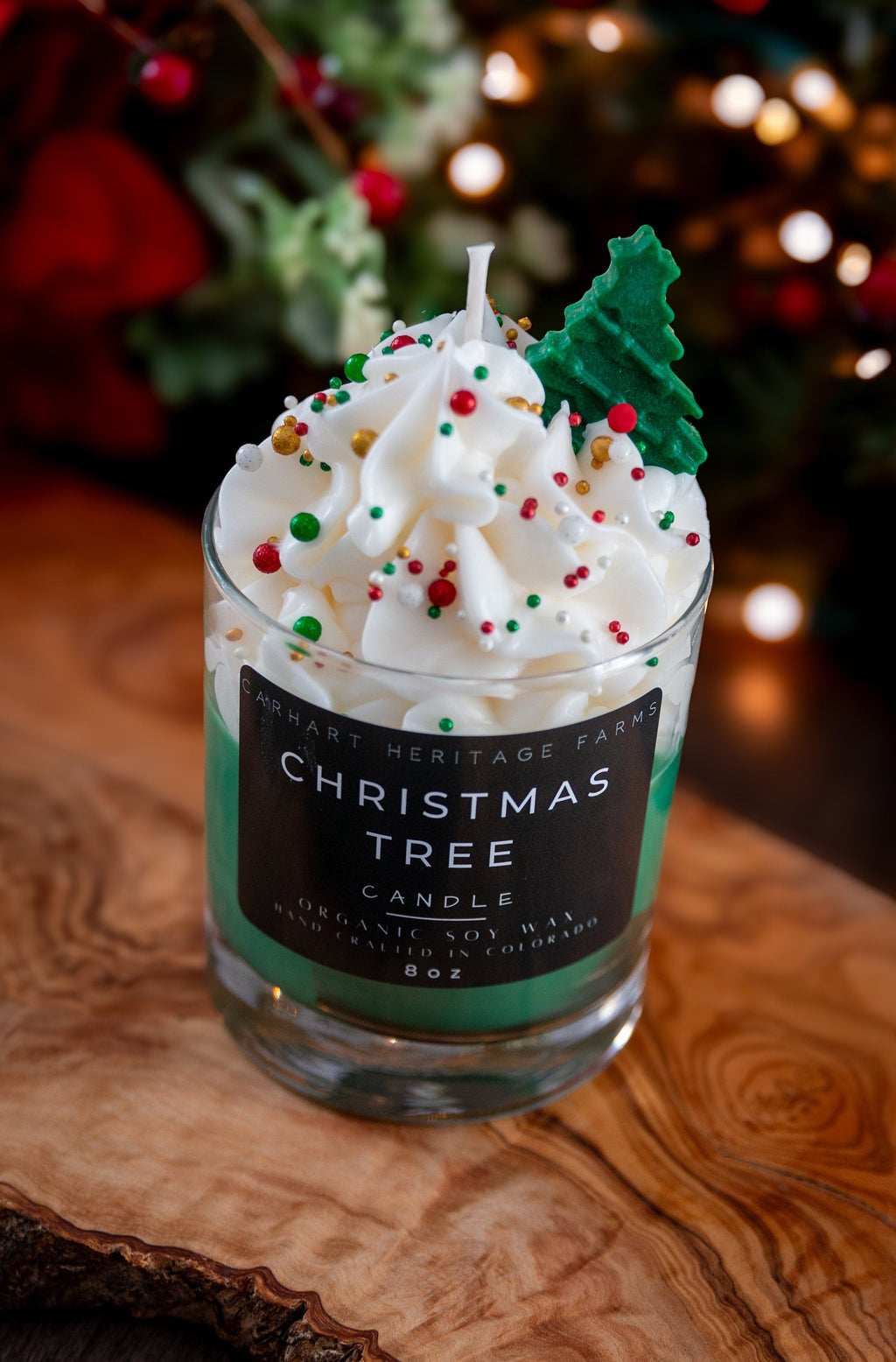 Decorative Christmas Tree Candle for Festive Celebrations