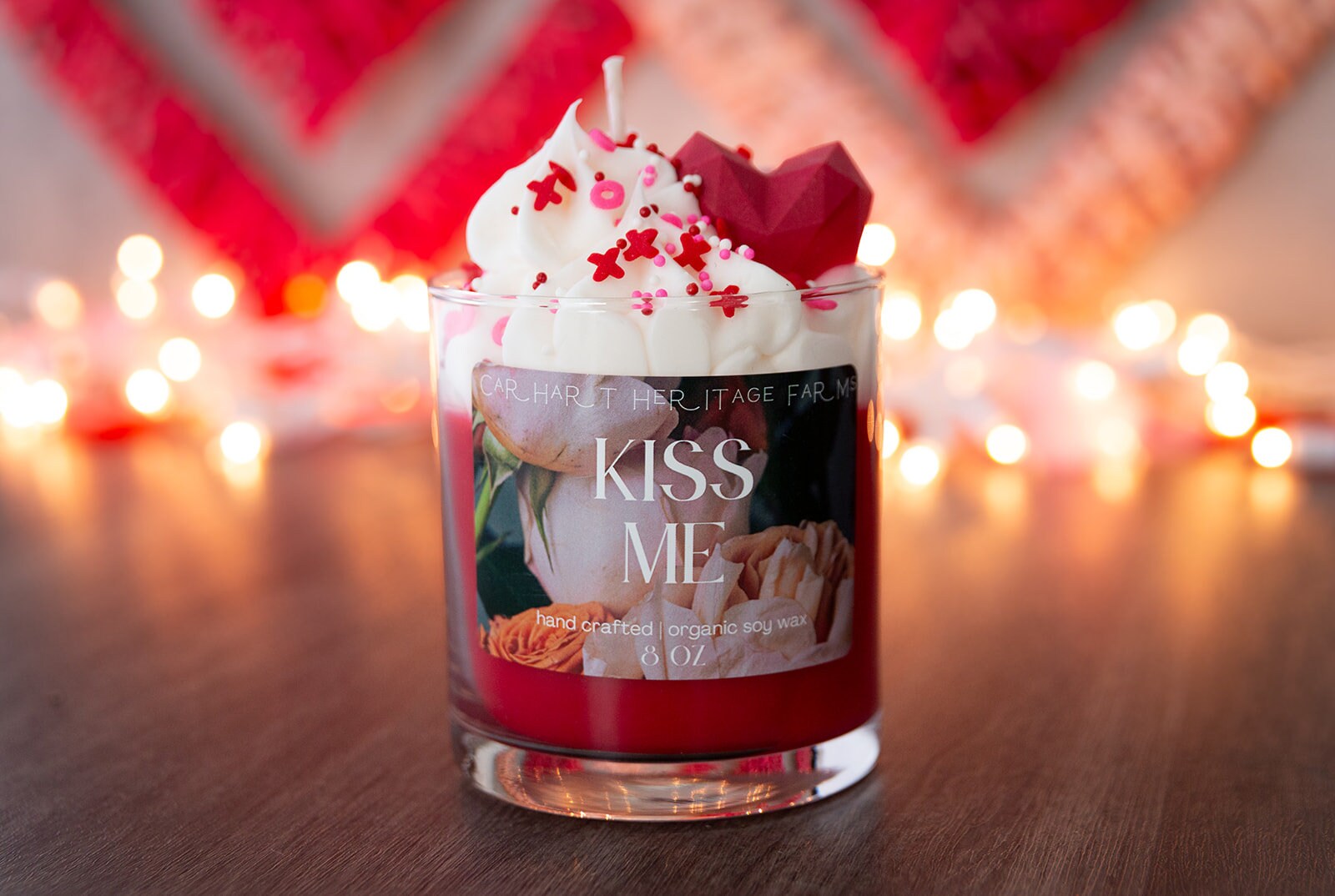 Feel the Romance with the Kiss Me Candle - An Enchanting and Romantic Atmosphere
